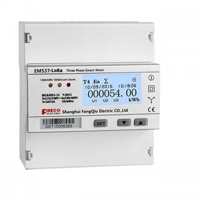 EM537 CT 3*133/230V 3*230/400V dual tariffs three phase wifi kwh meter wifi energy meter monitor