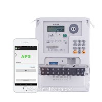 AMI operating system energy meter Three phase 100A keypad prepaid electric watt meter digital