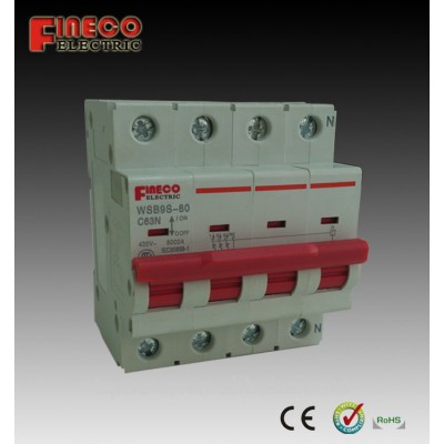 C63-80A 3 phase switch smart switch control remote