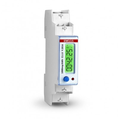 EM115 230V 5(45)A smart Meter, RS485 modbus rtu energy meter kWh, kvarh, kW, kvar, kVA, PF, Hz, V, A