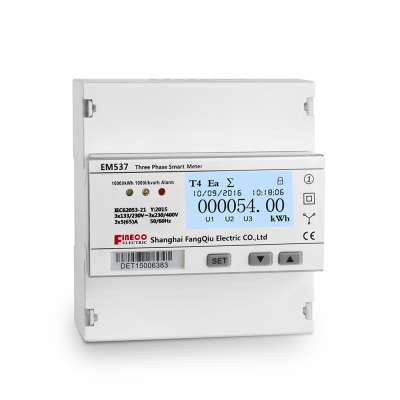 EM537 3*133/230V 3*230/400V 5(65)A single phase energy meter box